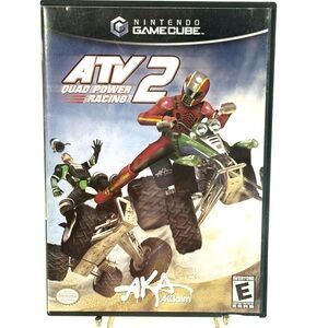 Vintage Nintendo GameCube ATV Quad Power Racing 2 Pre-owned Rated E Instruction